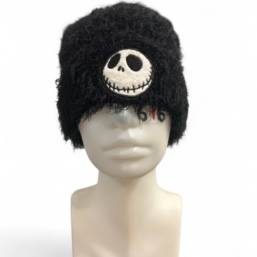 Nightmare Before Christmas Fuzzy Beanie Jack Skellington